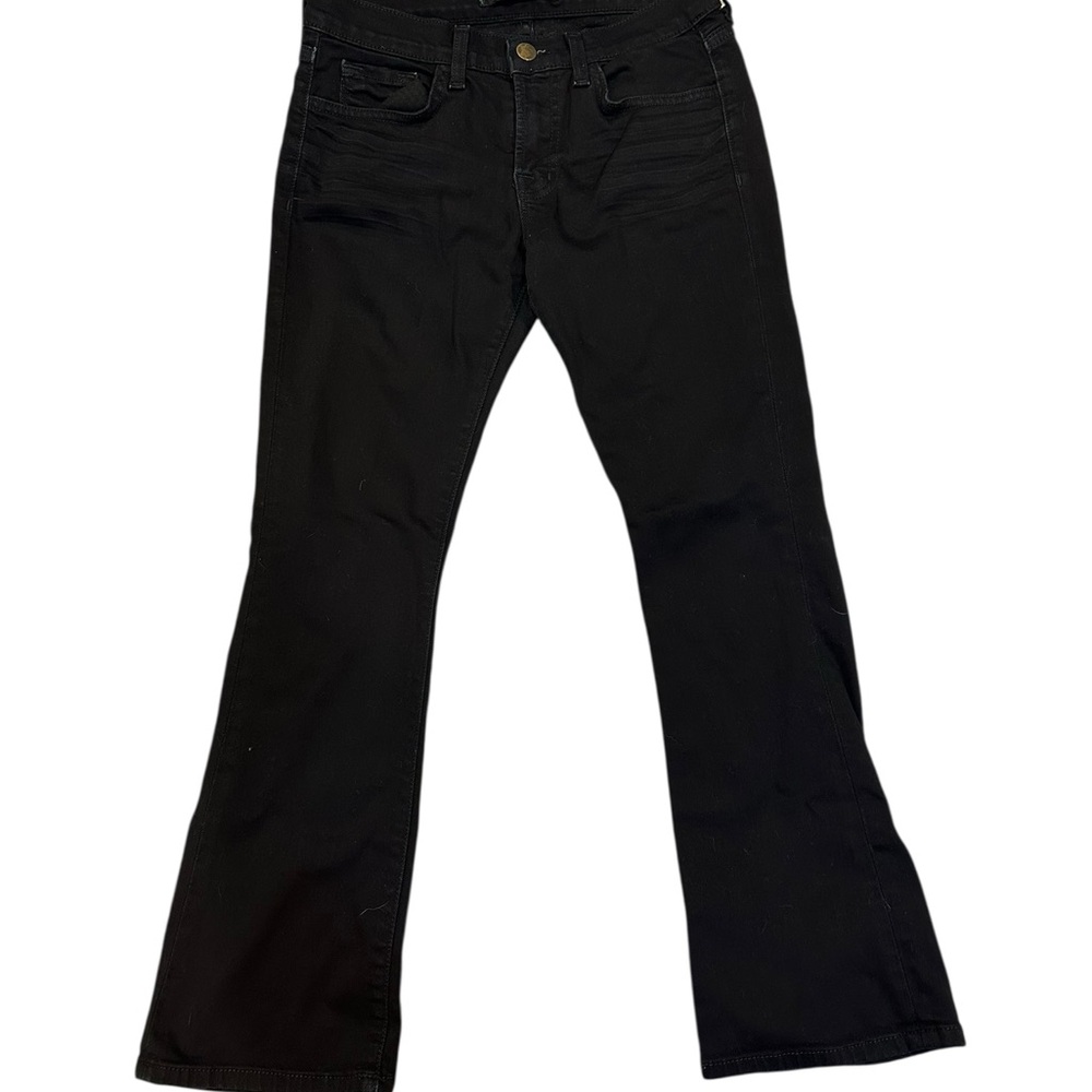 JBrand cropped kick flare Black Women's Jeans